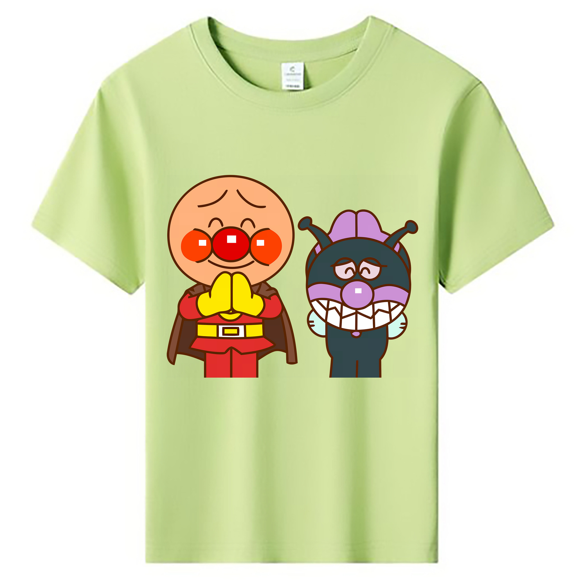 （画像用） アンパンマン Anpanman 綿100％キッズTシャツ（フロントプリント）